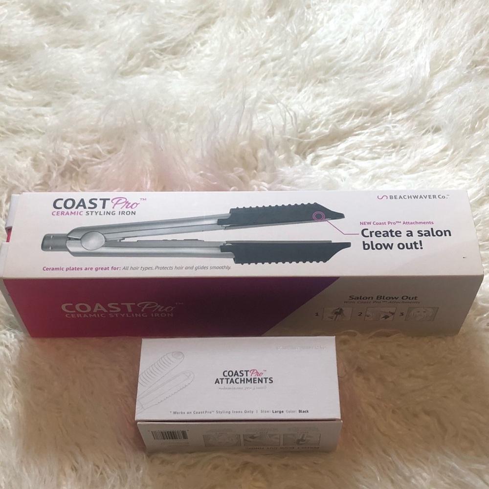 Beachwaver Coast Pro Ceramic Iron w/ Attachments